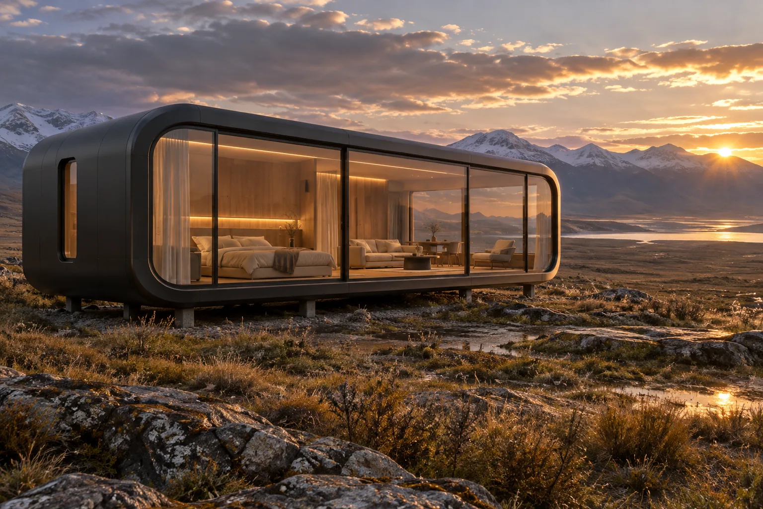 Capsule Panorama дизайн тұжырымдамасының көрінісі